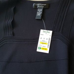 Black sleeveless top